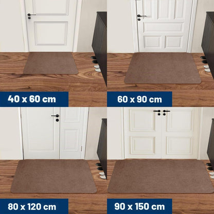 Schmutzfangmatte Braun 90x200cm – Saugfähig & Rutschfest