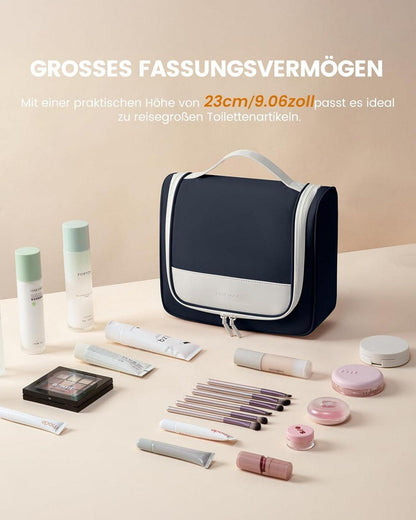 Wasserdichte Kulturtasche mit Haken, Großes Volumen