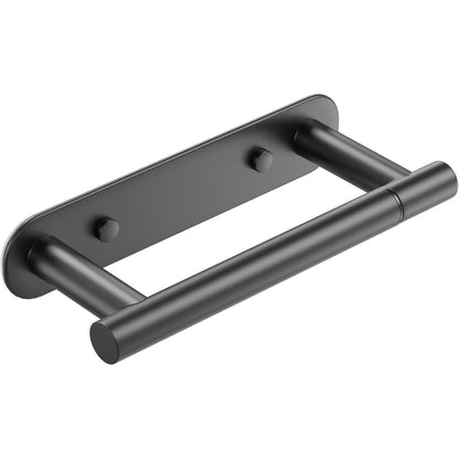 Edelstahl Toilettenpapierhalter ohne Bohren, Schwarz