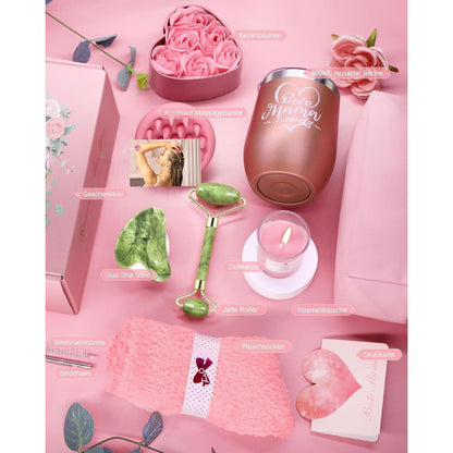 Geschenkset für Mama: Verwöhnpaket mit Thermobecher & Wellness