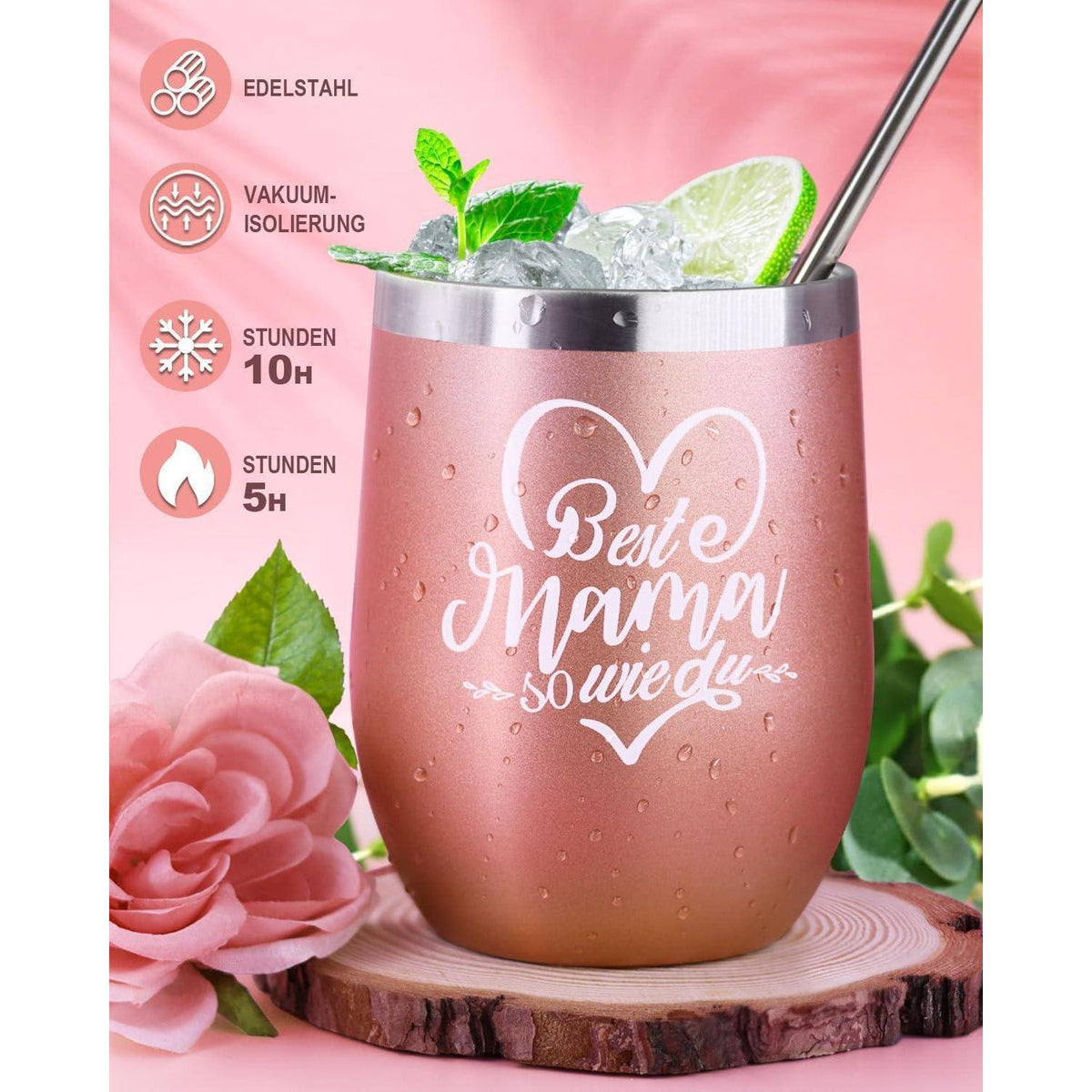Geschenkset für Mama: Verwöhnpaket mit Thermobecher & Wellness