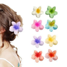 8 Blumen-Haarklammern Acryl Rutschfeste Hawaii Clips
