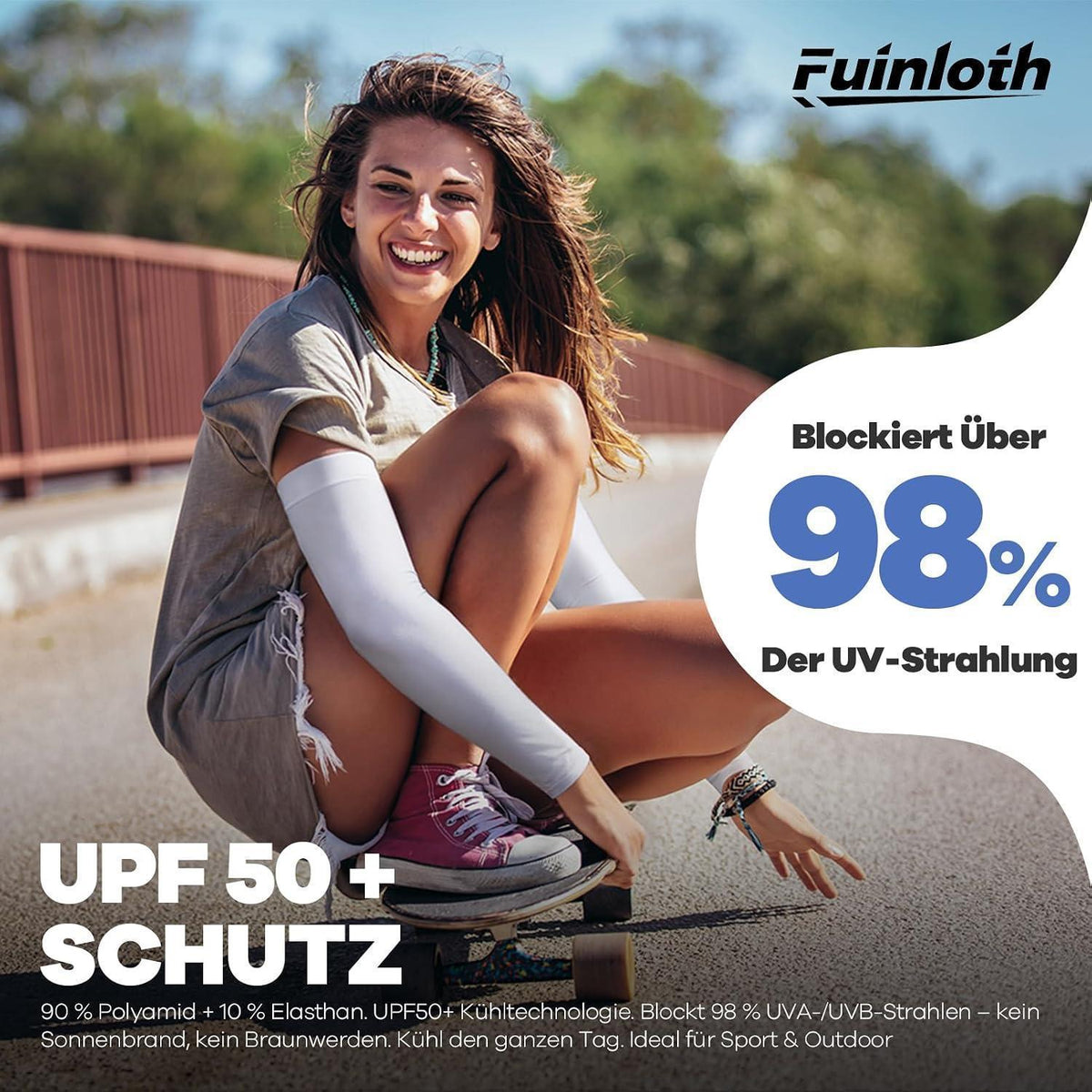 Sport-Armstulpen 4er-Set Schwarz – Für Basketball, Gaming & Alltag