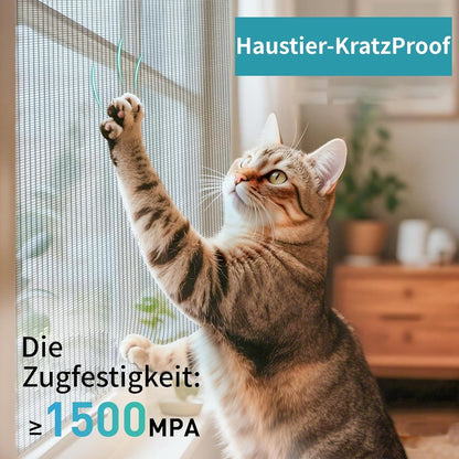 Katzenkratzfestes Fliegengitter 120x1500cm – Insektenschutznetz