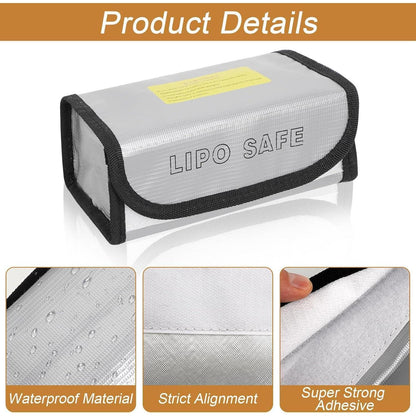 2x Lipo Safe Bag – Feuerfeste Akku Tasche für LiPo & E-Bike