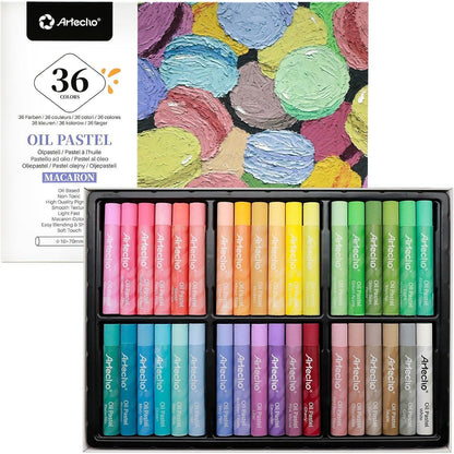 Ölpastell-Set 36 Macaron-Farben zum Malen