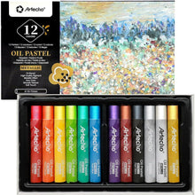 Ölpastell-Set 12 Metallic-Farben für Künstler