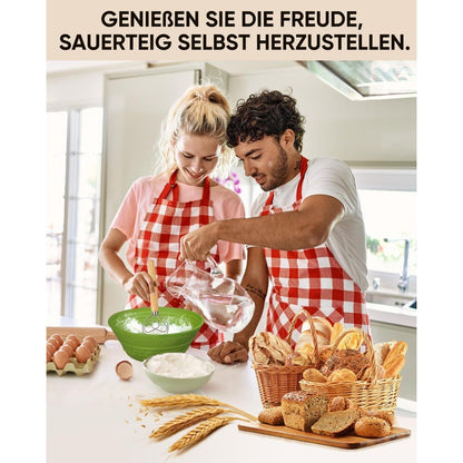 Sauerteig Starterset: Gärkörbchen, Gärglas & Zubehör