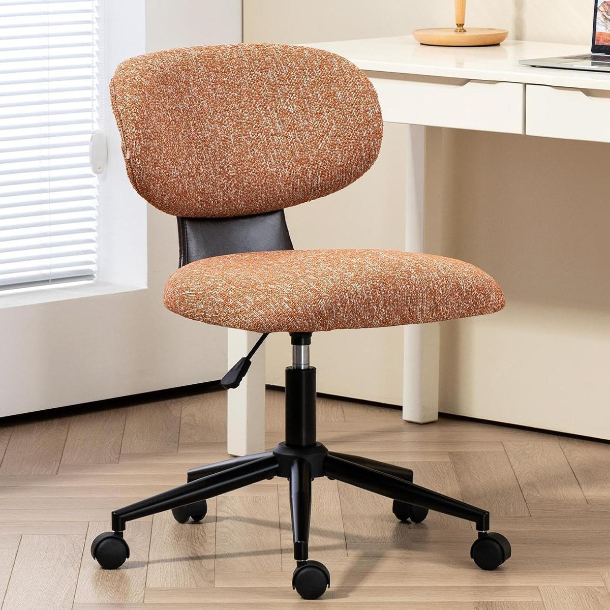 Bürostuhl ohne Armlehnen Homeoffice Stuhl höhenverstellbar bis 110 kg