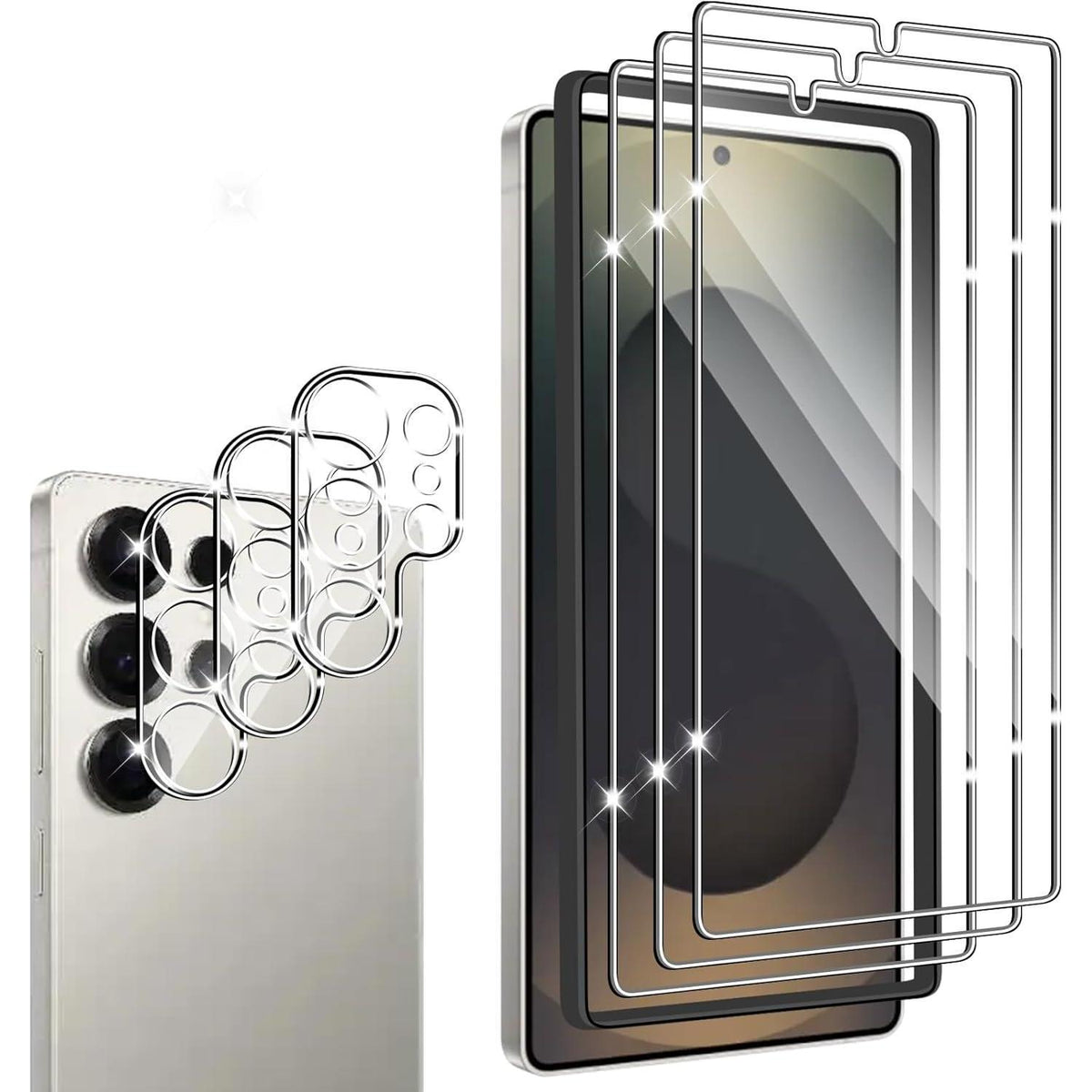Schutzfolie für Samsung Galaxy S25 Ultra 5G mit Rahmen