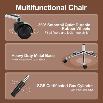 Modern Office Chair Homeoffice Desk Chair Adjustable Height up to 150 kg