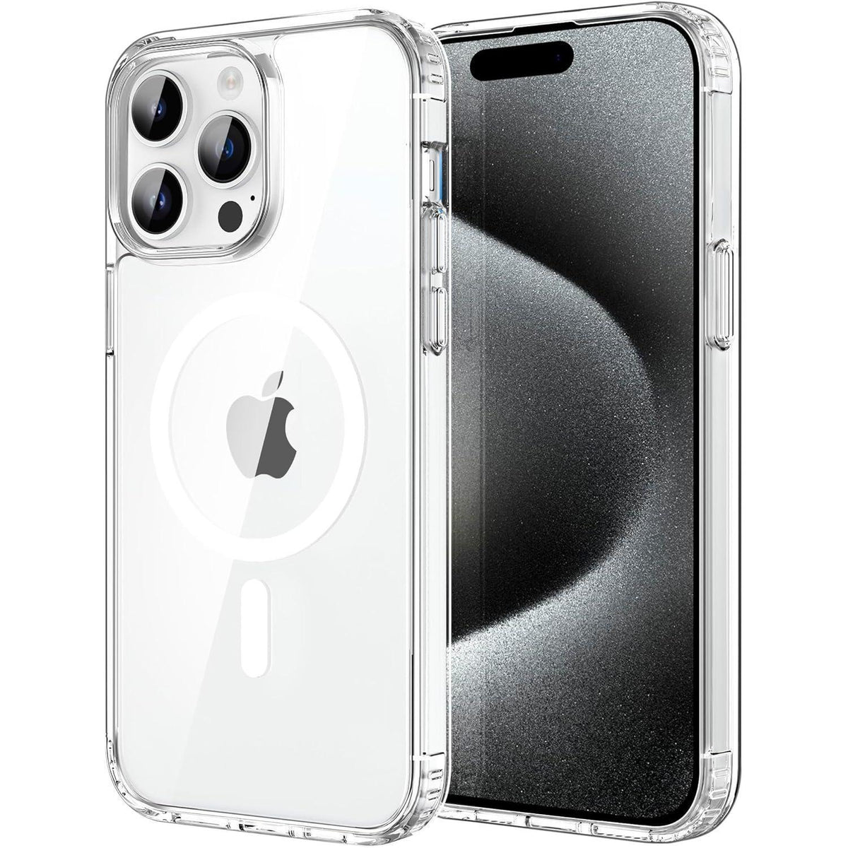 iPhone 15 Pro Max Hülle mit MagSafe, Kameraschutz, matt transluzent