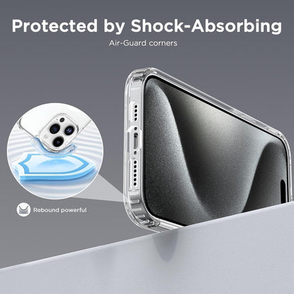 iPhone 15 Pro Max Hülle mit MagSafe, Kameraschutz, matt transluzent