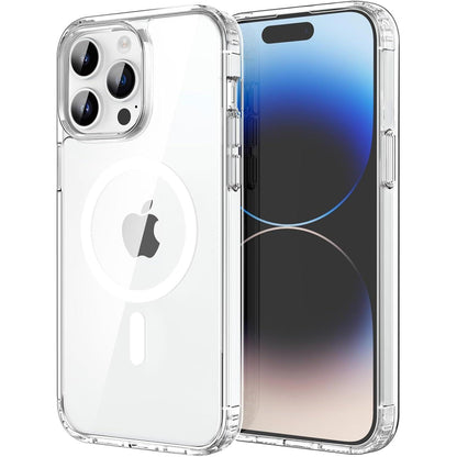 iPhone 14 Pro Max Hülle mit MagSafe, Kameraschutz, matt transluzent