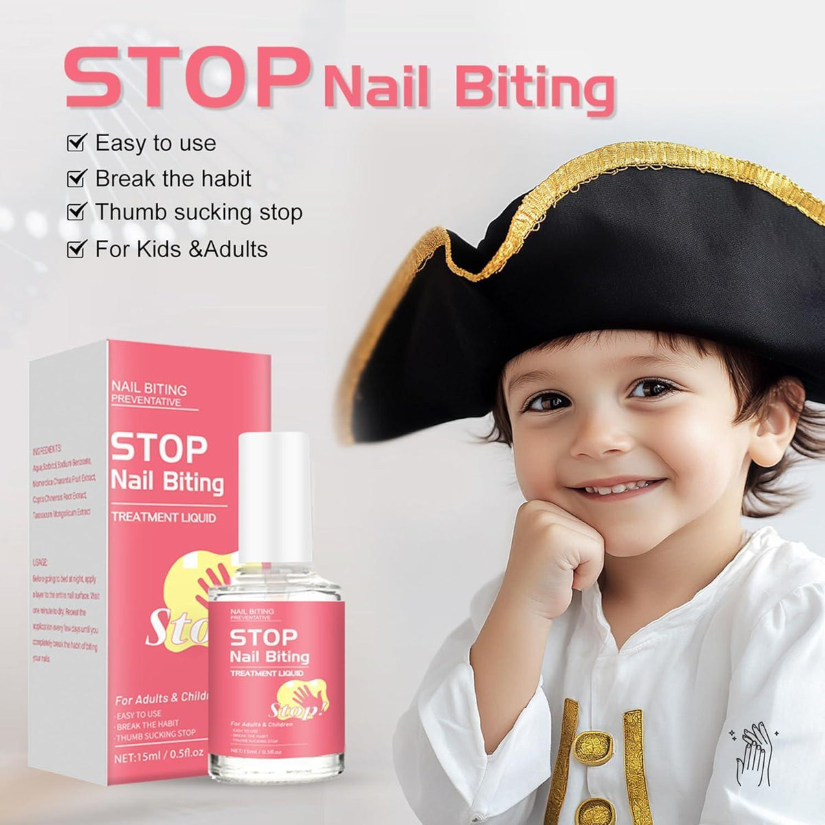 Nagellack gegen Nägelkauen – Anti-Nagelkaul-Lack für Kinder & Erwachsene