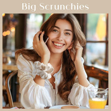 Lolalet Satin Scrunchies Haargummis in 4 Farben - 4 Stück