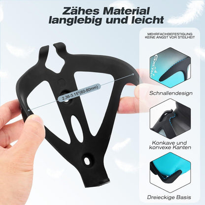 Fahrradflaschenhalter rutschfest, universell & leicht