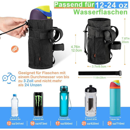 Fahrrad Getränkehalter 12-24oz, Ohne Schrauben, Universal