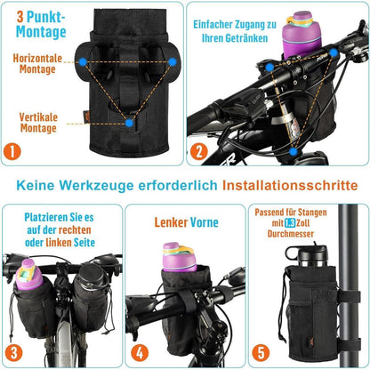 Fahrrad Getränkehalter 12-24oz, Ohne Schrauben, Universal