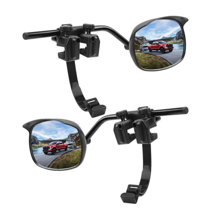 SUPAREE Wohnwagen Spiegel Set | Konvex, Regenabweiser, Universal