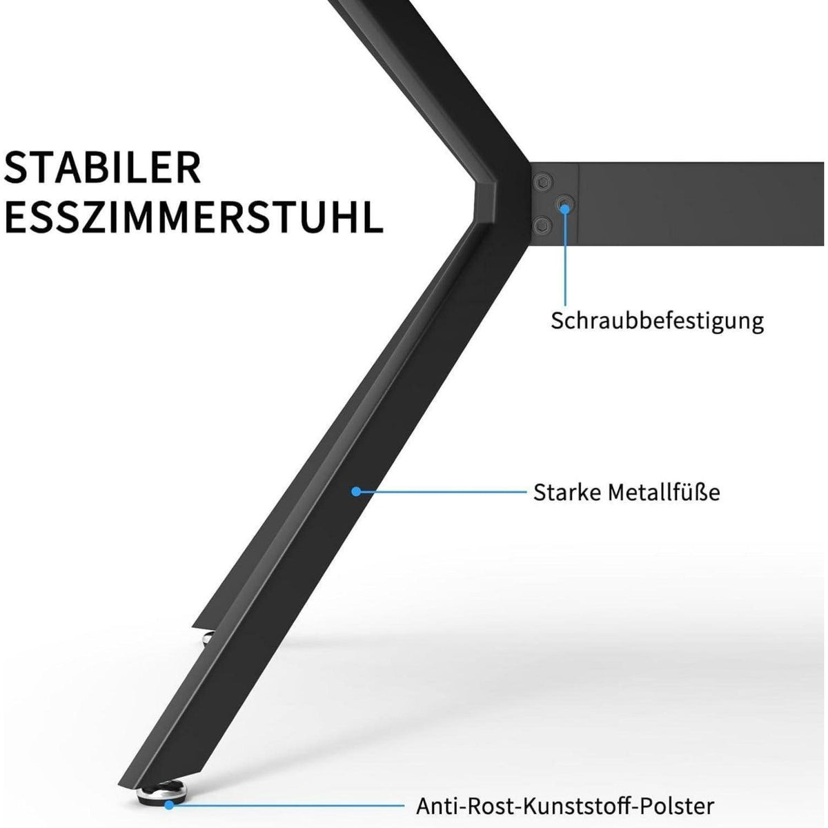Esszimmergruppe Holz mit 4 Stühlen, 140x80 cm, Modern