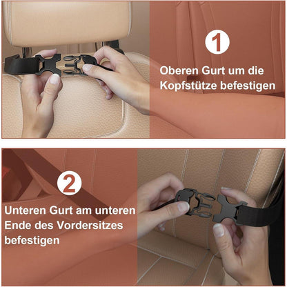 Autositz Organizer mit Tablet-Fach & 10 Taschen – Schwarz