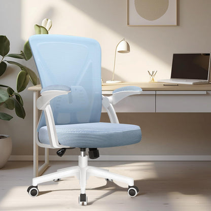 Ergonomischer Bürostuhl Lendenwirbelstütze Testsieger Blau