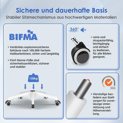 Bürostuhl Ergonomisch Testsieger mit Lendenwirbelstütze