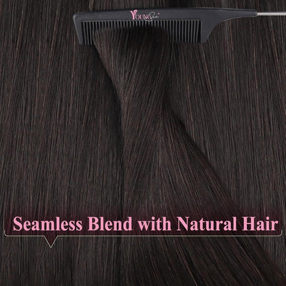 Echthaar Tape Extensions Braun 60cm - Haarverlängerung