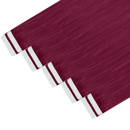 Magenta Tape Extensions Echthaar 55cm - 25g Remy