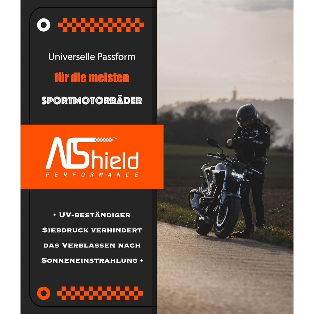 3D Tankpad Motorrad – Kratzschutz Graphite Slate Grey