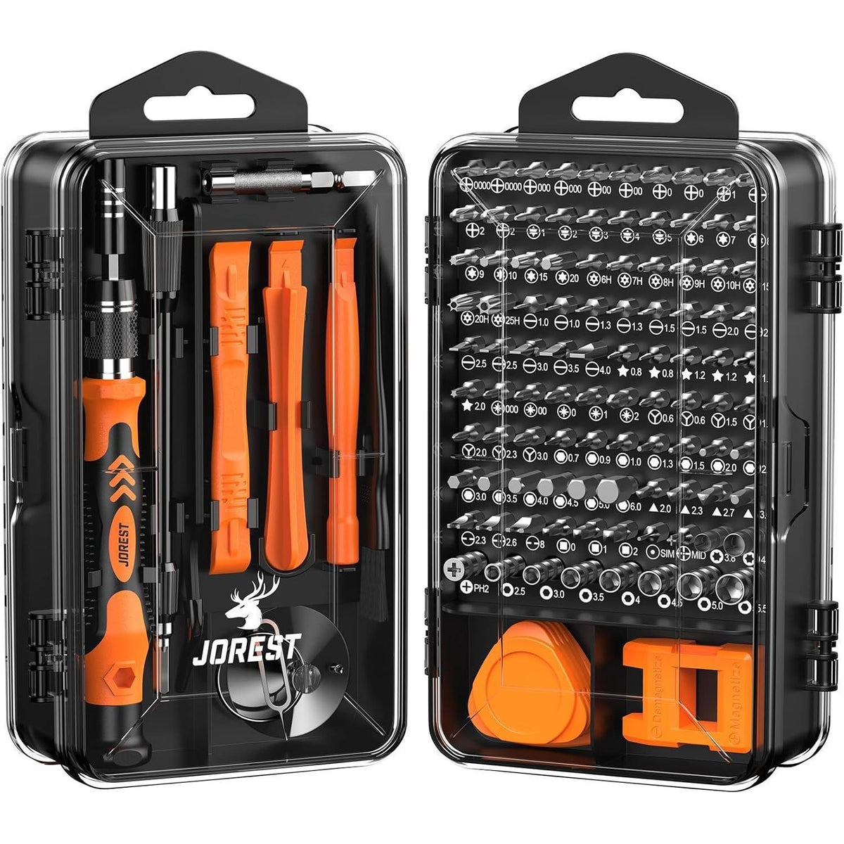 Präzisions-Schraubendreher Set 117-teilig mit Torx & Triwing Bits