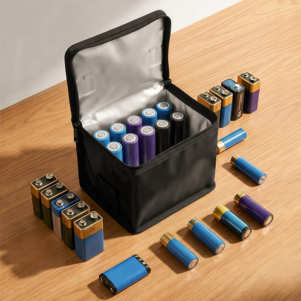 Feuerfeste LiPo-Batterietasche 2er-Set – Schutzbox für Lithium-Akkus