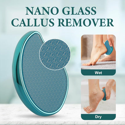 Easkep 2in1 Nano Glas Hornhautentferner für Nass&Trocken