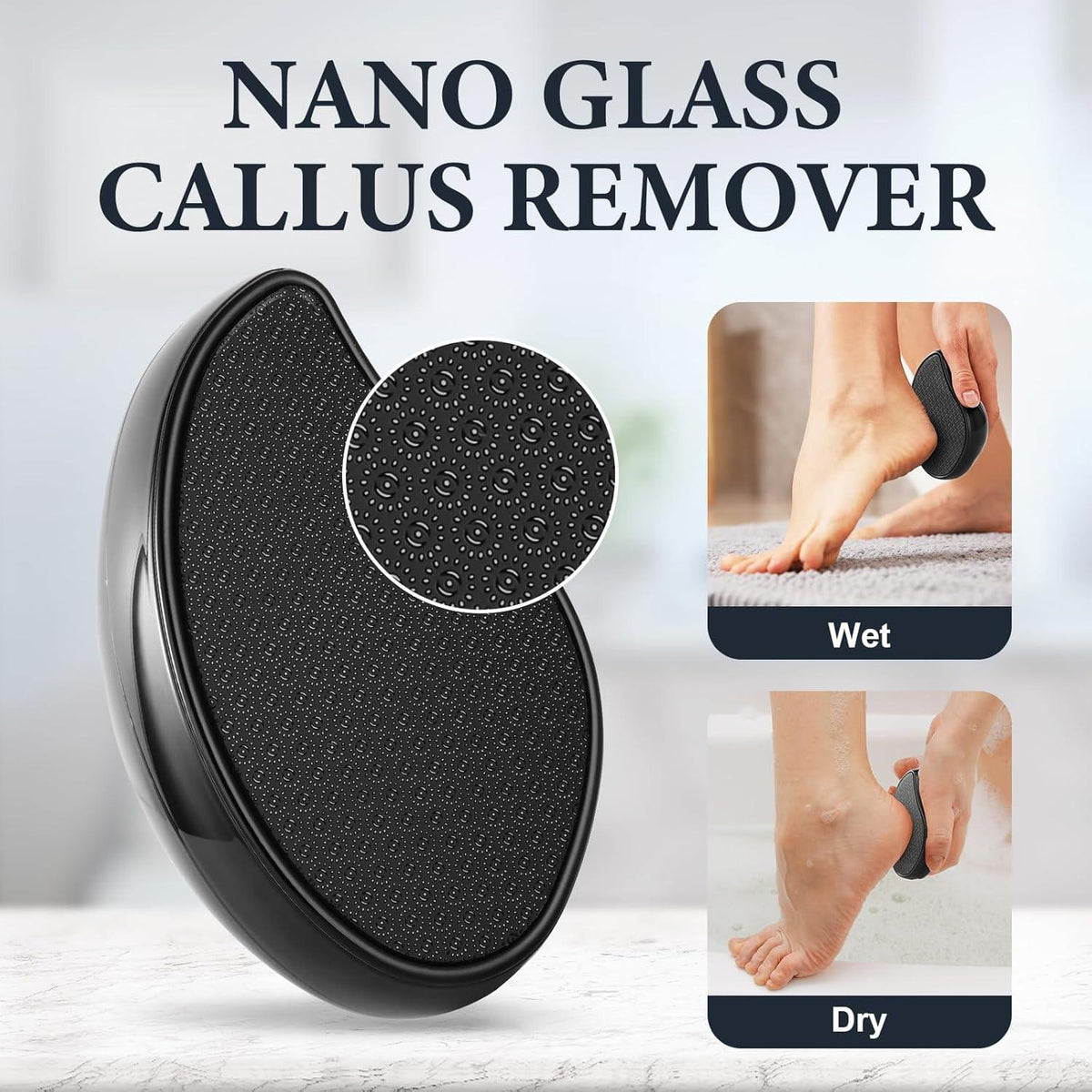 Nano Glas Hornhautentferner 2in1 - Hochwirksame