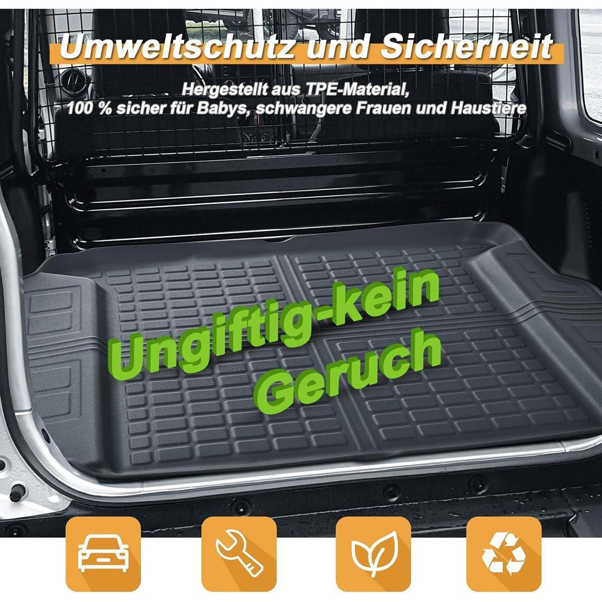 Kofferraumwanne für Suzuki Jimny JB64/JB74 2021-2023 (2 Sitzer)