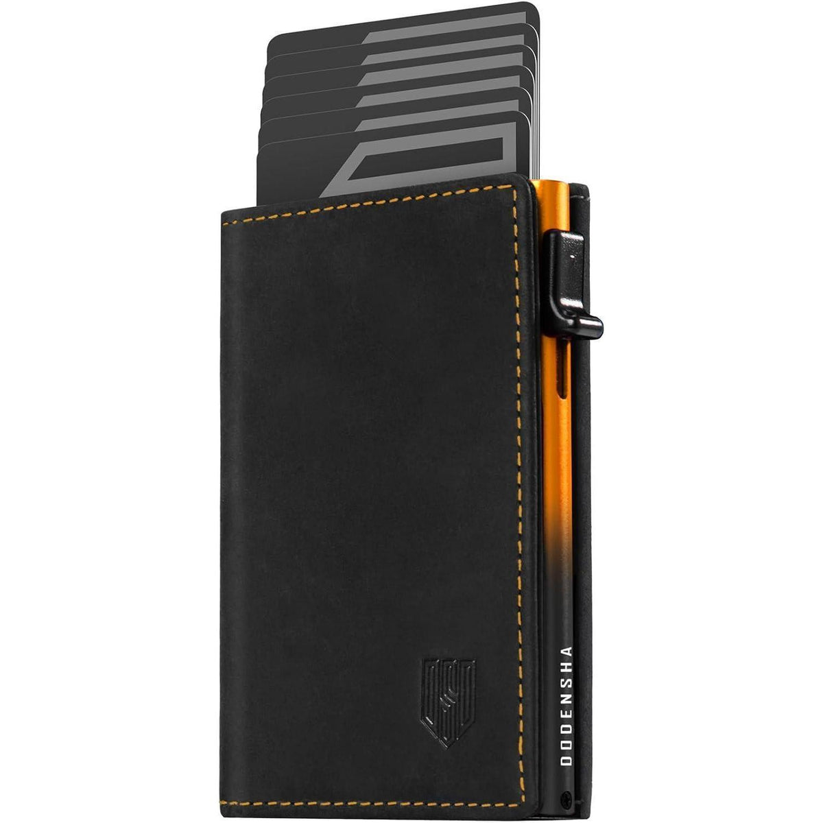 Slim Wallet mit Münzfach und RFID-Schutz | SchwarzGelb