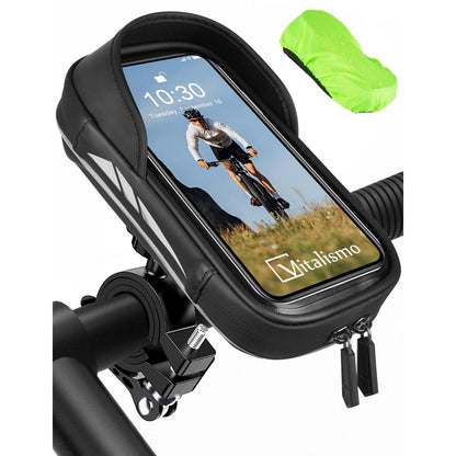 Wasserdichte Fahrrad Lenkertasche mit Handyhalterung 360°
