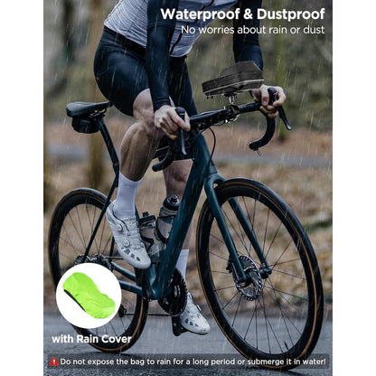 Wasserdichte Fahrrad Lenkertasche mit Handyhalterung 360°