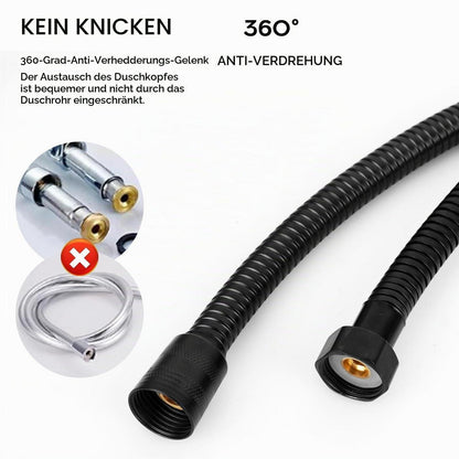 Duschschlauch 1,5m mit Verdrehschutz – Flexibel & Langlebig