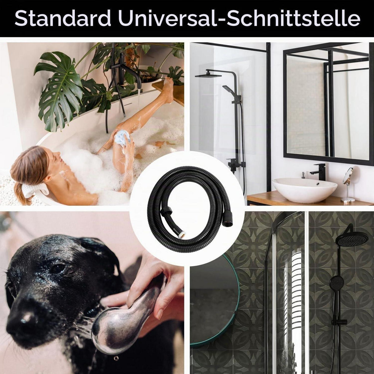 Duschschlauch 1,5m mit Verdrehschutz – Flexibel & Langlebig