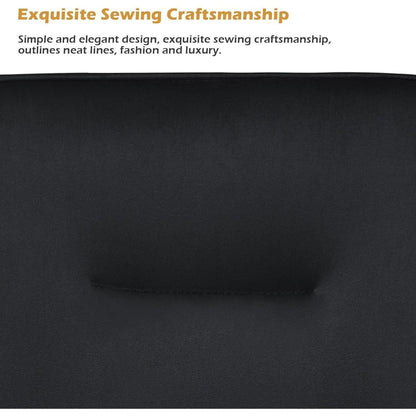 Esszimmerstühle 6er Set Samt Schwarz mit Armlehne
