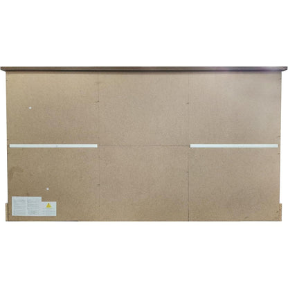 Weißes Sideboard mit 4 Regalen & 2 Schubladen – 140x40x79,5 cm