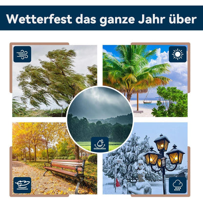 XXL Plane 5x6m | 260g/m² | Wasserdicht & UV-beständig | Grau/Braun