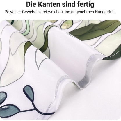 Grüner Duschvorhang Blätter 150x180cm – Antischimmel & Wasserabweisend