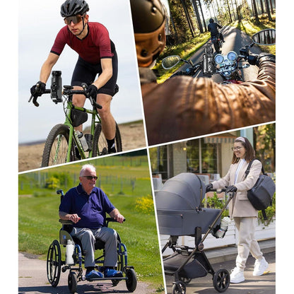 Einstellbarer Fahrradflaschenhalter – Universal für Rahmen & Lenker