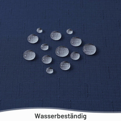 Leinendecke Tischdecke Dunkelblau 140x220cm – Abwaschbar & Elegant