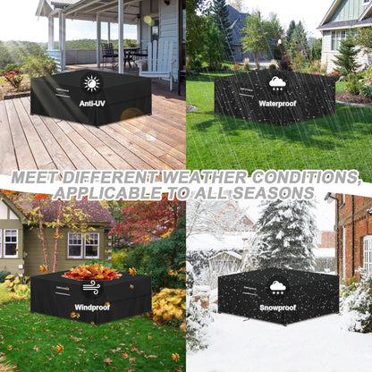 Gartenmöbel Abdeckung 270x180x94cm – Wasserdicht & UV-Beständig