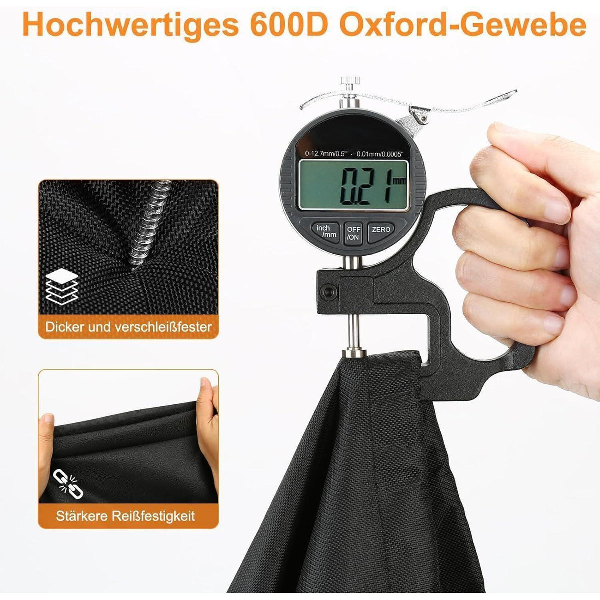 Wetterfeste Grillabdeckung 145x60x120cm 600D Oxford, Wasserdicht