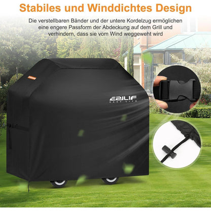 Wetterfeste Grillabdeckung 145x60x120cm 600D Oxford, Wasserdicht